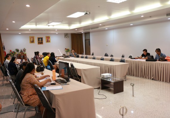 ภาพกิจกรรม คณะวิทยาศาสตร์และเทคโนโลยี เข้าร่วมการกำกับติดตามการดำเนินงานตามองค์ประกอบการประกันคุณภาพการศึกษาของหลักสูตรและคณะ ภาคการศึกษา 1/2561