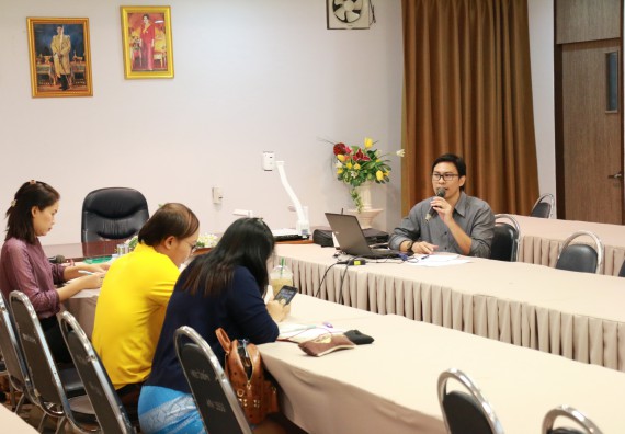 ภาพกิจกรรม คณะวิทยาศาสตร์และเทคโนโลยี เข้าร่วมการกำกับติดตามการดำเนินงานตามองค์ประกอบการประกันคุณภาพการศึกษาของหลักสูตรและคณะ ภาคการศึกษา 1/2561