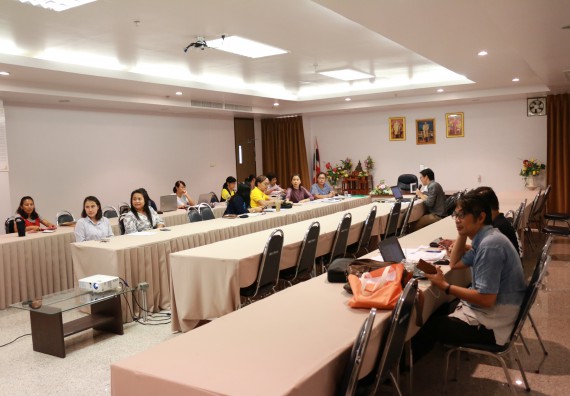 ภาพกิจกรรม คณะวิทยาศาสตร์และเทคโนโลยี เข้าร่วมการกำกับติดตามการดำเนินงานตามองค์ประกอบการประกันคุณภาพการศึกษาของหลักสูตรและคณะ ภาคการศึกษา 1/2561