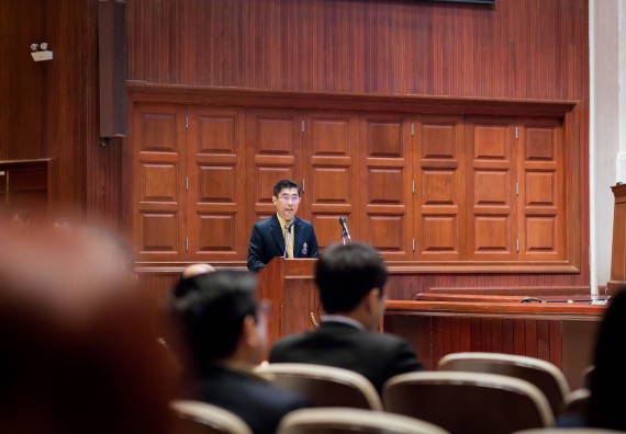 ภาพกิจกรรม คณะวิทยาศาสตร์และเทคโนโลยี เข้าร่วมพิธีมอบรางวัลยอดเยี่ยม ทุนการศึกษาบุคคลและองค์กรดีเด่นทางวิทยาศาสตร์ ครั้งที่ 51 ประจำปี 2561