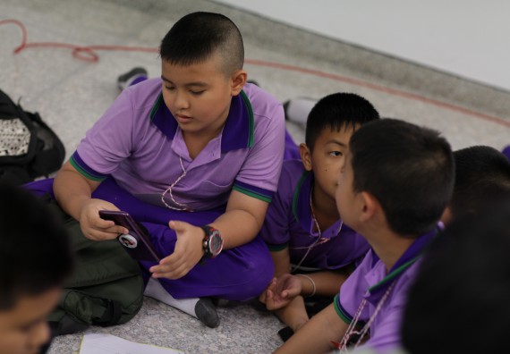 ภาพกิจกรรม คณะวิทยาศาสตร์และเทคโนโลยี จัดค่ายวิทยาศาสตร์โรงเรียนสาธิตฯ