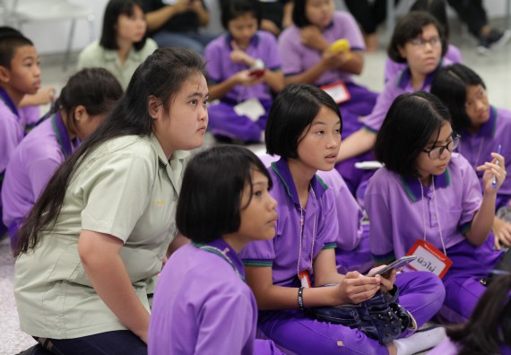 ภาพกิจกรรม คณะวิทยาศาสตร์และเทคโนโลยี จัดค่ายวิทยาศาสตร์โรงเรียนสาธิตฯ