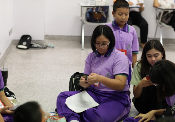 ภาพกิจกรรม คณะวิทยาศาสตร์และเทคโนโลยี จัดค่ายวิทยาศาสตร์โรงเรียนสาธิตฯ