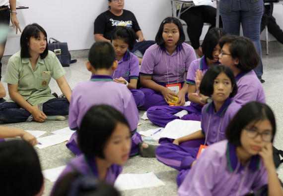 ภาพกิจกรรม คณะวิทยาศาสตร์และเทคโนโลยี จัดค่ายวิทยาศาสตร์โรงเรียนสาธิตฯ