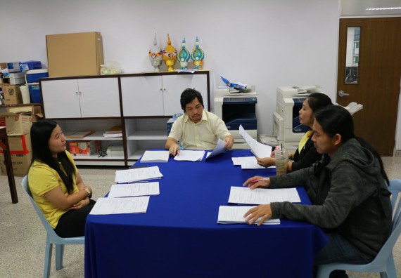 ภาพกิจกรรม คณะวิทยาศาสตร์และเทคโนโลยี ประชุมการพิจารณาทุนสนับสนุนการทำผลงานวิจัยคณะวิทยาศาสตร์และเทคโนโลยี