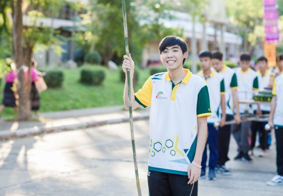 ภาพกิจกรรม สโมสรนักศึกษา เข้าร่วมงานราชภัฏลอยกระทงวิถีไทย ห่มสไบไร้โฟม