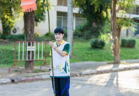 ภาพกิจกรรม สโมสรนักศึกษา เข้าร่วมงานราชภัฏลอยกระทงวิถีไทย ห่มสไบไร้โฟม