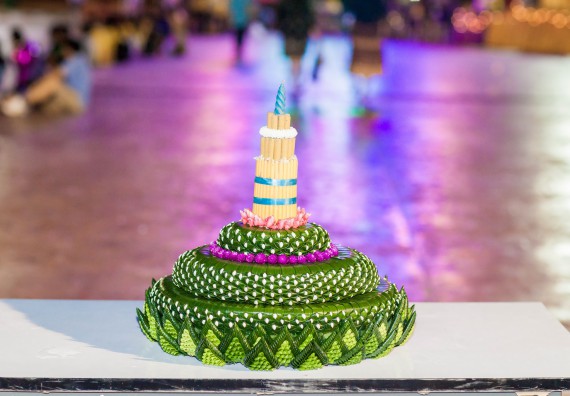 ภาพกิจกรรม สโมสรนักศึกษา เข้าร่วมงานราชภัฏลอยกระทงวิถีไทย ห่มสไบไร้โฟม