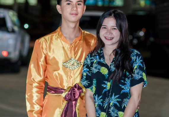 ภาพกิจกรรม สโมสรนักศึกษา เข้าร่วมงานราชภัฏลอยกระทงวิถีไทย ห่มสไบไร้โฟม