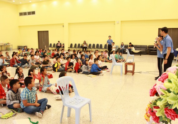 ภาพกิจกรรม คณะวิทยาศาสตร์และเทคโนโลยี จัดกิจกรรมโครงการฝึกทักษะการเรียนรู้ค่ายวิทยาศาสตร์