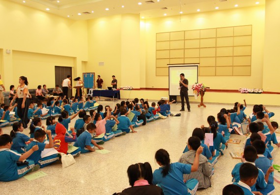 ภาพกิจกรรม คณะวิทยาศาสตร์และเทคโนโลยี จัดกิจกรรมโครงการฝึกทักษะการเรียนรู้ค่ายวิทยาศาสตร์