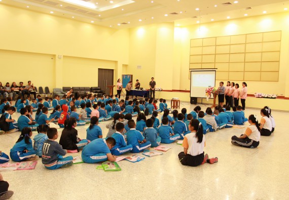 ภาพกิจกรรม คณะวิทยาศาสตร์และเทคโนโลยี จัดกิจกรรมโครงการฝึกทักษะการเรียนรู้ค่ายวิทยาศาสตร์