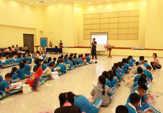 ภาพกิจกรรม คณะวิทยาศาสตร์และเทคโนโลยี จัดกิจกรรมโครงการฝึกทักษะการเรียนรู้ค่ายวิทยาศาสตร์