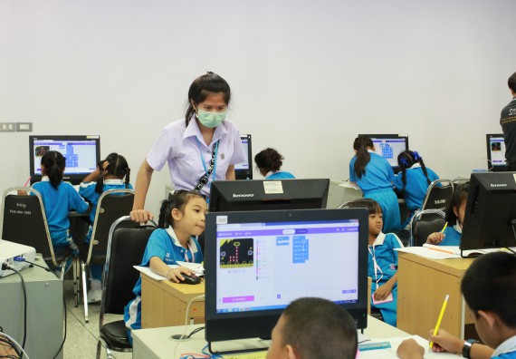 ภาพกิจกรรม คณะวิทยาศาสตร์และเทคโนโลยี จัดกิจกรรมโครงการฝึกทักษะการเรียนรู้ค่ายวิทยาศาสตร์