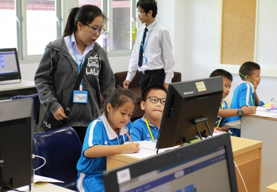 ภาพกิจกรรม คณะวิทยาศาสตร์และเทคโนโลยี จัดกิจกรรมโครงการฝึกทักษะการเรียนรู้ค่ายวิทยาศาสตร์