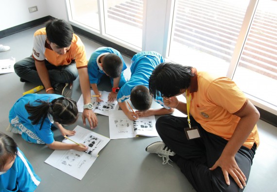 ภาพกิจกรรม คณะวิทยาศาสตร์และเทคโนโลยี จัดกิจกรรมโครงการฝึกทักษะการเรียนรู้ค่ายวิทยาศาสตร์