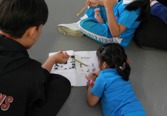 ภาพกิจกรรม คณะวิทยาศาสตร์และเทคโนโลยี จัดกิจกรรมโครงการฝึกทักษะการเรียนรู้ค่ายวิทยาศาสตร์