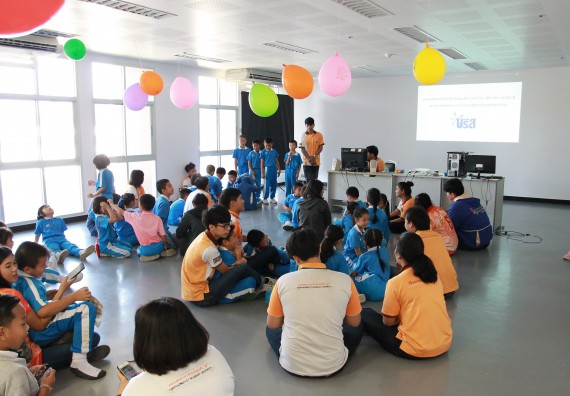 ภาพกิจกรรม คณะวิทยาศาสตร์และเทคโนโลยี จัดกิจกรรมโครงการฝึกทักษะการเรียนรู้ค่ายวิทยาศาสตร์