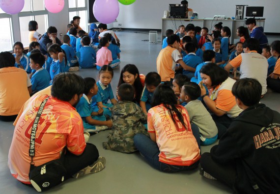 ภาพกิจกรรม คณะวิทยาศาสตร์และเทคโนโลยี จัดกิจกรรมโครงการฝึกทักษะการเรียนรู้ค่ายวิทยาศาสตร์