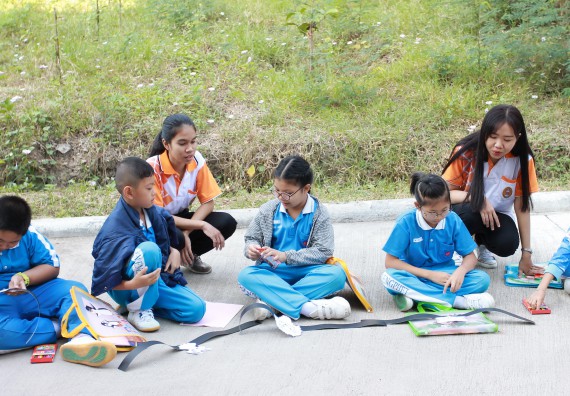 ภาพกิจกรรม คณะวิทยาศาสตร์และเทคโนโลยี จัดกิจกรรมโครงการฝึกทักษะการเรียนรู้ค่ายวิทยาศาสตร์