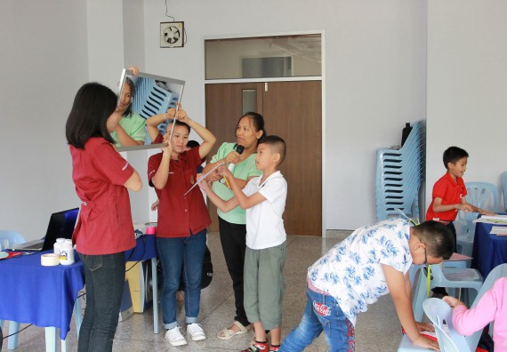 ภาพกิจกรรม คณะวิทยาศาสตร์และเทคโนโลยี จัดกิจกรรมโครงการฝึกทักษะการเรียนรู้ค่ายวิทยาศาสตร์