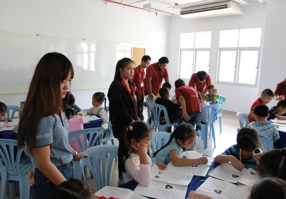 ภาพกิจกรรม คณะวิทยาศาสตร์และเทคโนโลยี จัดกิจกรรมโครงการฝึกทักษะการเรียนรู้ค่ายวิทยาศาสตร์