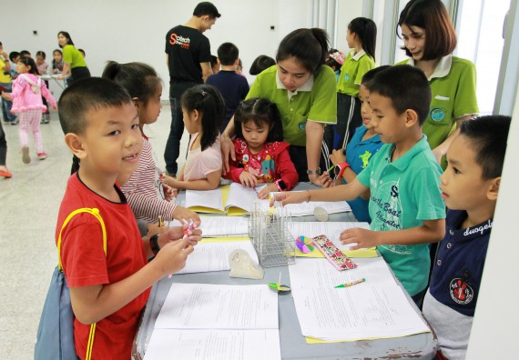 ภาพกิจกรรม คณะวิทยาศาสตร์และเทคโนโลยี จัดกิจกรรมโครงการฝึกทักษะการเรียนรู้ค่ายวิทยาศาสตร์