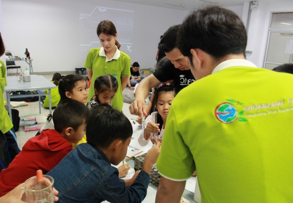 ภาพกิจกรรม คณะวิทยาศาสตร์และเทคโนโลยี จัดกิจกรรมโครงการฝึกทักษะการเรียนรู้ค่ายวิทยาศาสตร์