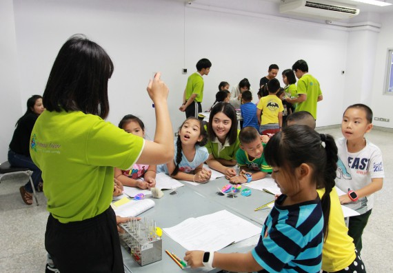 ภาพกิจกรรม คณะวิทยาศาสตร์และเทคโนโลยี จัดกิจกรรมโครงการฝึกทักษะการเรียนรู้ค่ายวิทยาศาสตร์