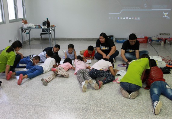 ภาพกิจกรรม คณะวิทยาศาสตร์และเทคโนโลยี จัดกิจกรรมโครงการฝึกทักษะการเรียนรู้ค่ายวิทยาศาสตร์