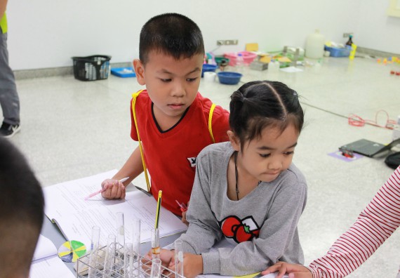 ภาพกิจกรรม คณะวิทยาศาสตร์และเทคโนโลยี จัดกิจกรรมโครงการฝึกทักษะการเรียนรู้ค่ายวิทยาศาสตร์