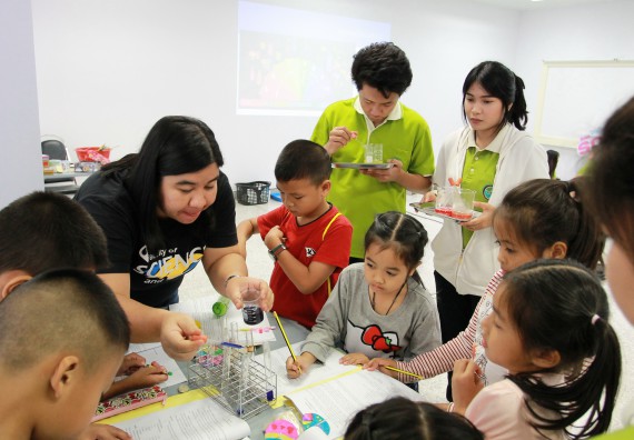 ภาพกิจกรรม คณะวิทยาศาสตร์และเทคโนโลยี จัดกิจกรรมโครงการฝึกทักษะการเรียนรู้ค่ายวิทยาศาสตร์