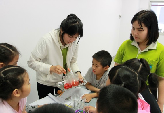 ภาพกิจกรรม คณะวิทยาศาสตร์และเทคโนโลยี จัดกิจกรรมโครงการฝึกทักษะการเรียนรู้ค่ายวิทยาศาสตร์