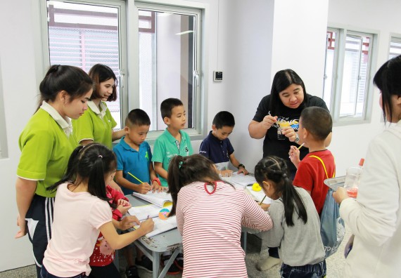 ภาพกิจกรรม คณะวิทยาศาสตร์และเทคโนโลยี จัดกิจกรรมโครงการฝึกทักษะการเรียนรู้ค่ายวิทยาศาสตร์