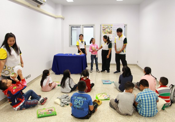 ภาพกิจกรรม คณะวิทยาศาสตร์และเทคโนโลยี จัดกิจกรรมโครงการฝึกทักษะการเรียนรู้ค่ายวิทยาศาสตร์