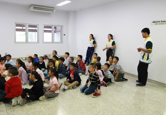 ภาพกิจกรรม คณะวิทยาศาสตร์และเทคโนโลยี จัดกิจกรรมโครงการฝึกทักษะการเรียนรู้ค่ายวิทยาศาสตร์