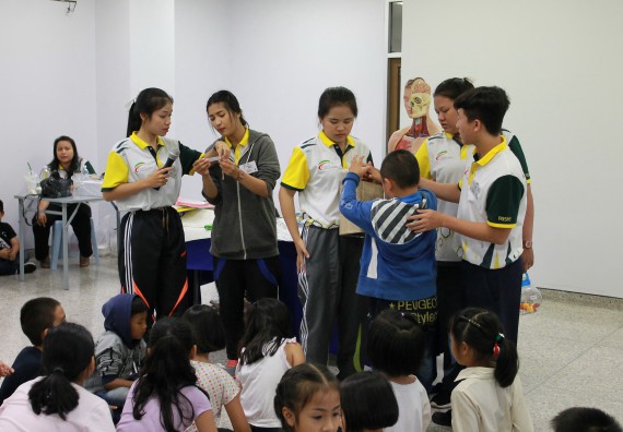 ภาพกิจกรรม คณะวิทยาศาสตร์และเทคโนโลยี จัดกิจกรรมโครงการฝึกทักษะการเรียนรู้ค่ายวิทยาศาสตร์