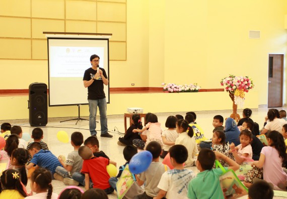 ภาพกิจกรรม คณะวิทยาศาสตร์และเทคโนโลยี จัดกิจกรรมโครงการฝึกทักษะการเรียนรู้ค่ายวิทยาศาสตร์