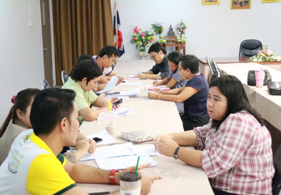 ภาพกิจกรรม คณะวิทยาศาสตร์และเทคโนโลยี จัดประชุม เรื่อง การจัดค่ายวิทยาศาสตร์โรงเรียนตากพิทยาคม