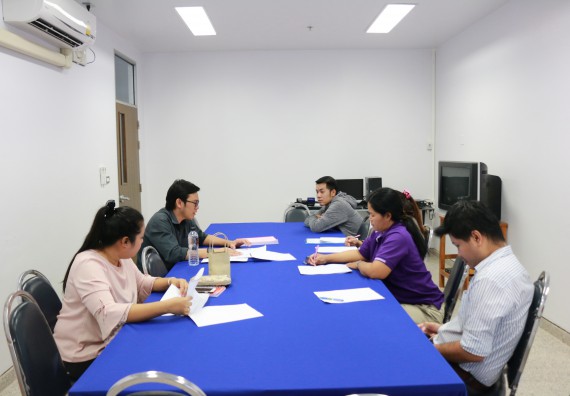 ภาพกิจกรรม คณะวิทยาศาสตร์และเทคโนโลยี จัดประชุม เรื่อง การจัดค่ายวิทยาศาสตร์