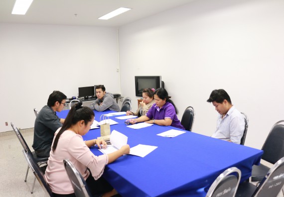 ภาพกิจกรรม คณะวิทยาศาสตร์และเทคโนโลยี จัดประชุม เรื่อง การจัดค่ายวิทยาศาสตร์