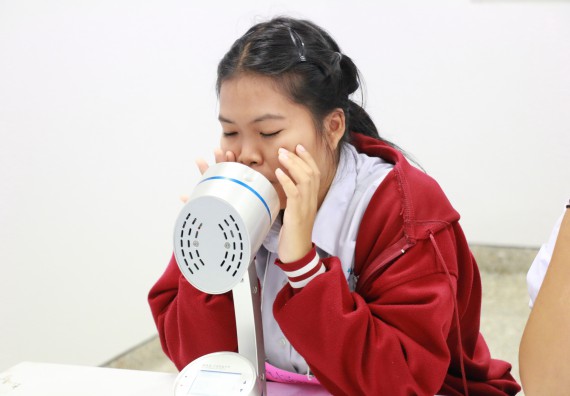 ภาพกิจกรรม โปรแกรมวิชาวิทยาศาสตร์และเทคโนโลยีการอาหาร จัดอบรมเชิงปฏิบัติการ เรื่อง อาหารปลอดภัยในโรงเรียน