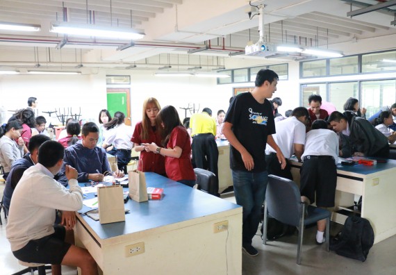 ภาพกิจกรรม คณะวิทยาศาสตร์และเทคโนโลยี จัดค่ายวิทยาศาสตร์โรงเรียนตากพิทยาคม