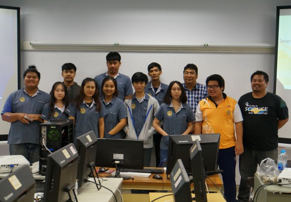 ภาพกิจกรรม โปรแกรมวิชาวิทยาการคอมพิวเตอร์ จัดอบรมเชิงปฏิบัติการ เรื่อง การเตรียมความพร้อมก่อนออกฝึกประสบการณ์วิชาชีพ การบำรุงรักษาและการแก้ไขปัญหาจากอาการเสียของซอฟท์แวร์คอมพิวเตอร์เบื้องต้น