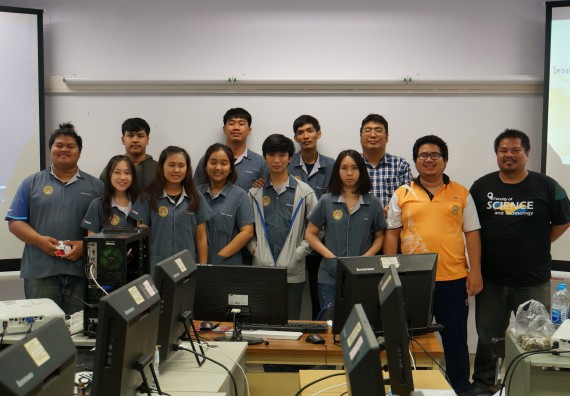 ภาพกิจกรรม โปรแกรมวิชาวิทยาการคอมพิวเตอร์ จัดอบรมเชิงปฏิบัติการ เรื่อง การเตรียมความพร้อมก่อนออกฝึกประสบการณ์วิชาชีพ การบำรุงรักษาและการแก้ไขปัญหาจากอาการเสียของซอฟท์แวร์คอมพิวเตอร์เบื้องต้น