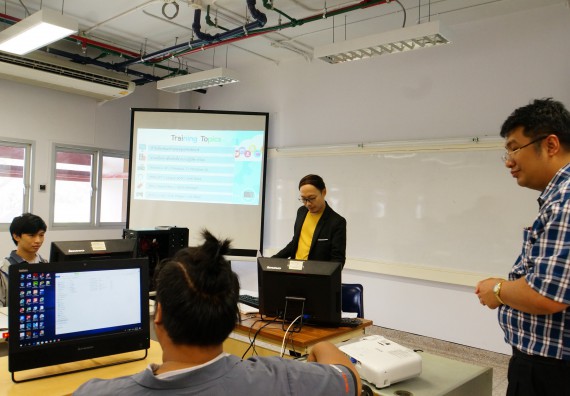 ภาพกิจกรรม โปรแกรมวิชาวิทยาการคอมพิวเตอร์ จัดอบรมเชิงปฏิบัติการ เรื่อง การเตรียมความพร้อมก่อนออกฝึกประสบการณ์วิชาชีพ การบำรุงรักษาและการแก้ไขปัญหาจากอาการเสียของซอฟท์แวร์คอมพิวเตอร์เบื้องต้น