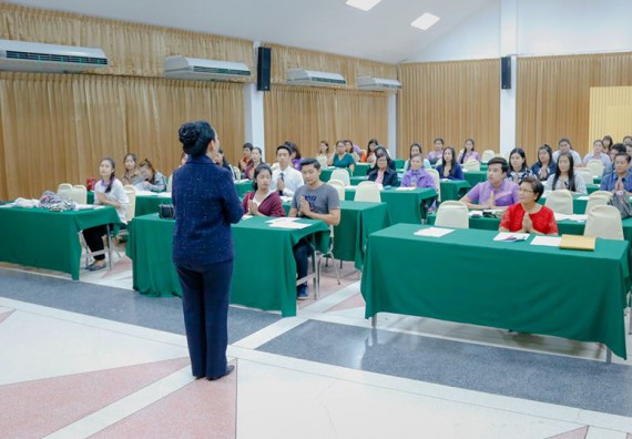 ภาพกิจกรรม คณะวิทยาศาสตร์และเทคโนโลยี เข้าร่วมหลักสูตรบุคลิกภาพและจิตบริการที่เป็นเลิศ (สู่ความสำเร็จขององค์กร)