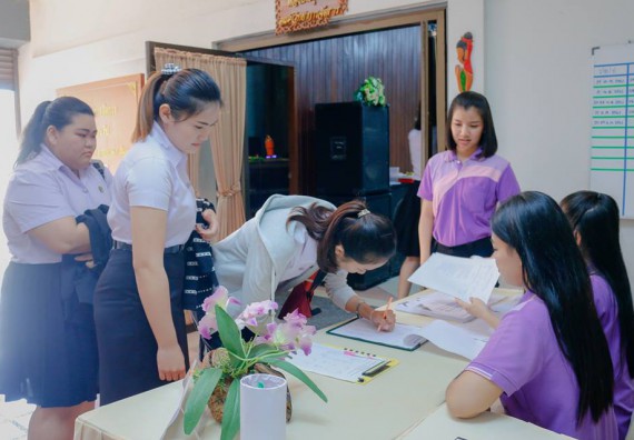 ภาพกิจกรรม คณะวิทยาศาสตร์และเทคโนโลยี เข้าร่วมหลักสูตรบุคลิกภาพและจิตบริการที่เป็นเลิศ (สู่ความสำเร็จขององค์กร)