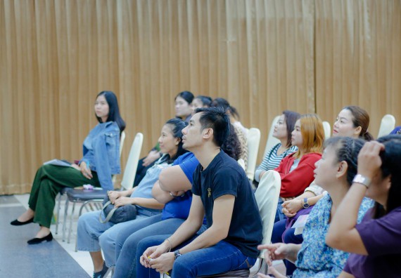 ภาพกิจกรรม คณะวิทยาศาสตร์และเทคโนโลยี เข้าร่วมอบรมหลักสูตร 5 ขั้น ปั้นหุ่นดี สุขภาพดี ด้วยวิธีธรรมชาติ