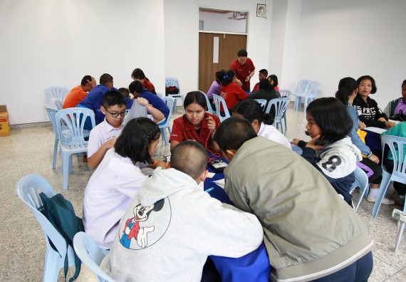 ภาพกิจกรรม คณะวิทยาศาสตร์และเทคโนโลยี จัดค่ายวิทยาศาสตร์ตามโครงการพัฒนาศักยภาพผู้เรียนในระดับการศึกษาขั้นพื้นฐาน ระยะที่ 2 ประจำปีงบประมาณ 2562